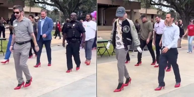 Slacktivism Examples SLACKTIVISM : Dudes Walk Around In Pumps To 'Help' Violence Against ...